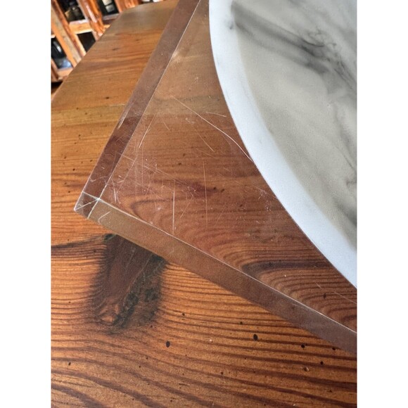 Kassatex Ducale Tray Acrylic And Resin Modern Soap Dish Jewelry Trinket Heavy - Picture 15 of 16